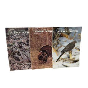 Pennsylvania Game News 3 issues 1981 to 1982 Hunting Trapping Fishing Wildlife